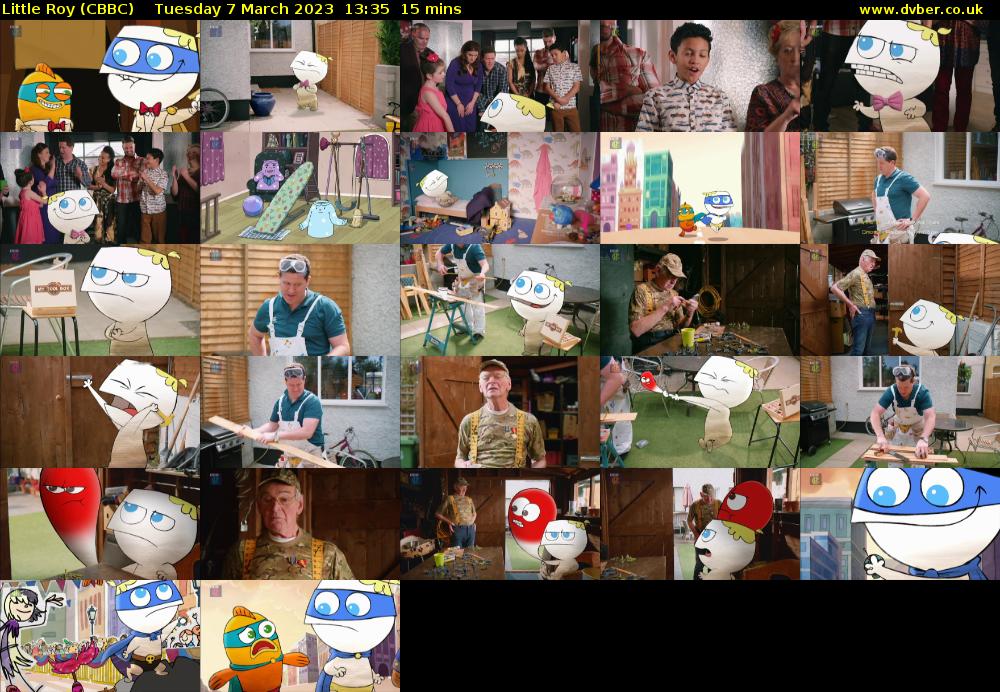 Little Roy (CBBC) Tuesday 7 March 2023 13:35 - 13:50