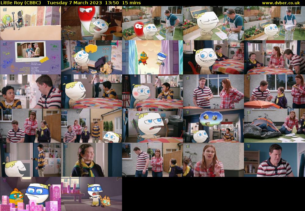 Little Roy (CBBC) Tuesday 7 March 2023 13:50 - 14:05
