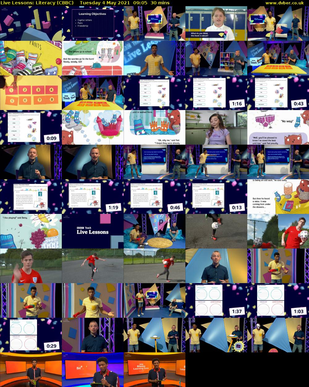 Live Lessons: Literacy (CBBC) Tuesday 4 May 2021 09:05 - 09:35