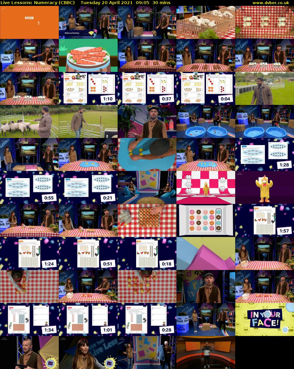 Live Lessons: Numeracy (CBBC) Tuesday 20 April 2021 09:05 - 09:35