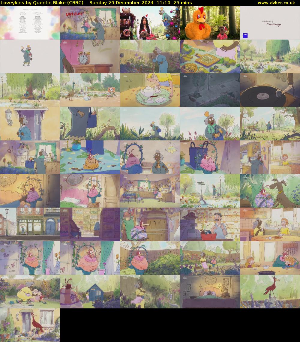 Loveykins by Quentin Blake (CBBC) Sunday 29 December 2024 11:10 - 11:35