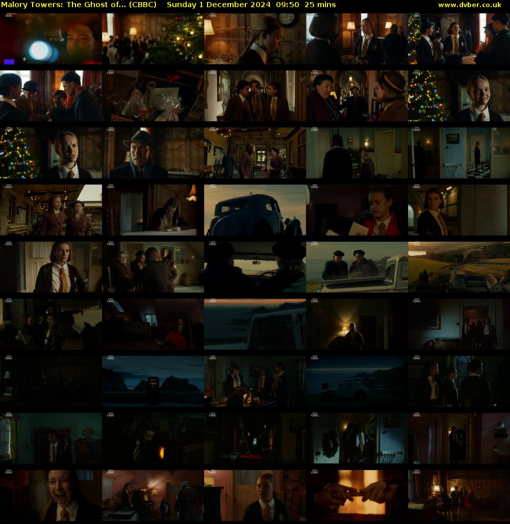 Malory Towers: The Ghost of... (CBBC) Sunday 1 December 2024 09:50 - 10:15