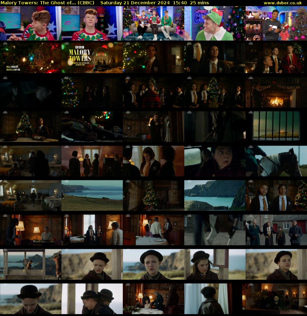 Malory Towers: The Ghost of... (CBBC) Saturday 21 December 2024 15:40 - 16:05