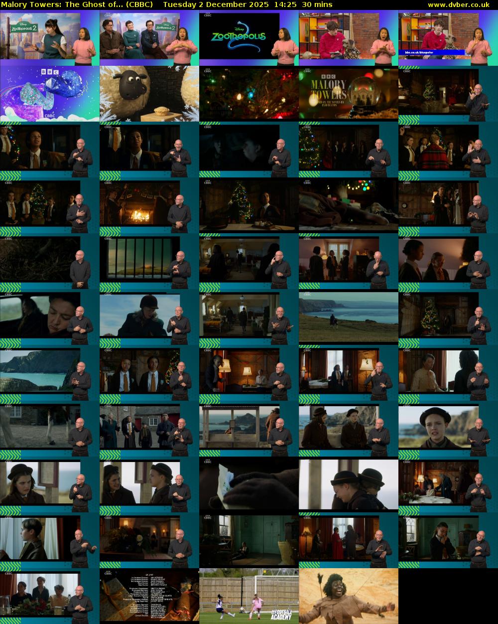 Malory Towers: The Ghost of... (CBBC) Tuesday 2 December 2025 14:25 - 14:55