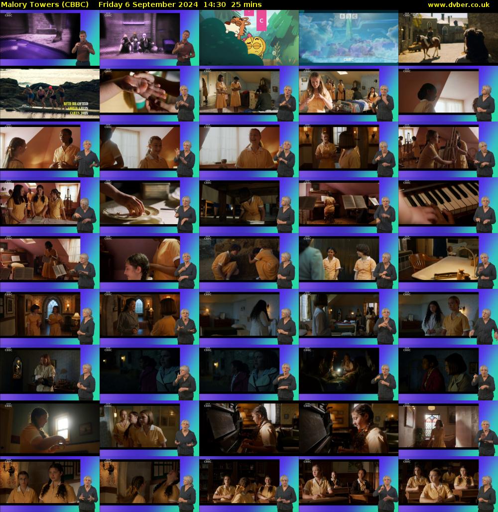 Malory Towers (CBBC) Friday 6 September 2024 14:30 - 14:55