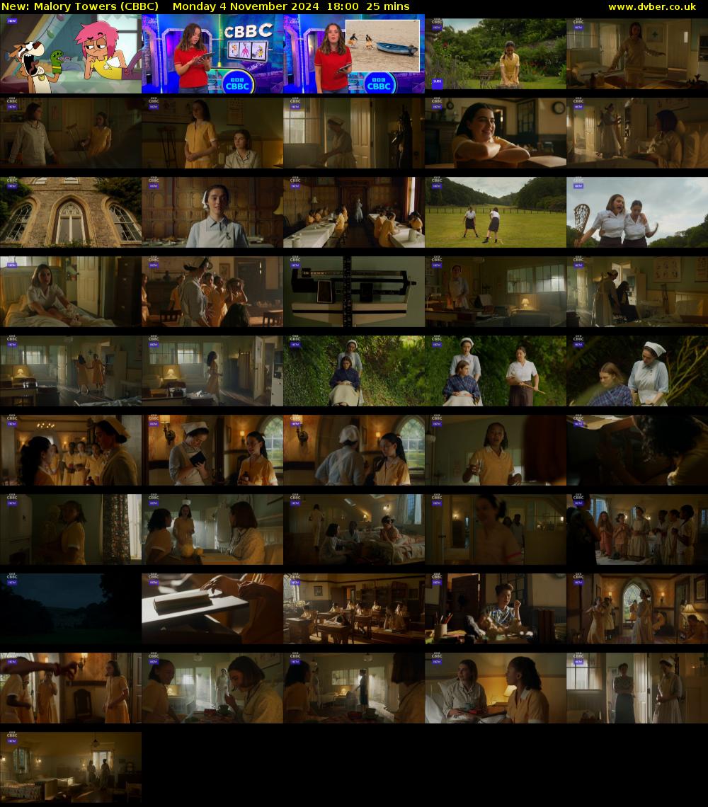 Malory Towers (CBBC) Monday 4 November 2024 18:00 - 18:25
