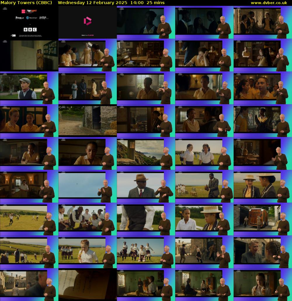 Malory Towers (CBBC) Wednesday 12 February 2025 14:00 - 14:25