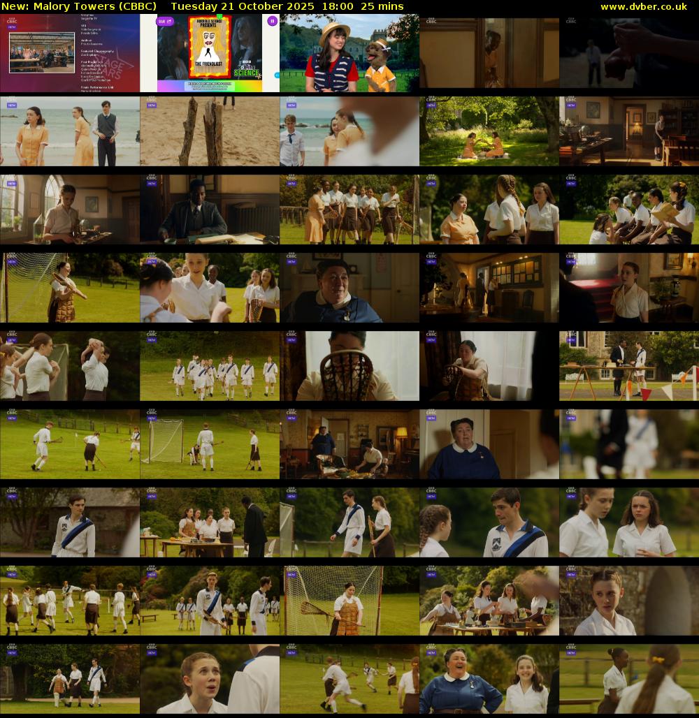 Malory Towers (CBBC) Tuesday 21 October 2025 18:00 - 18:25