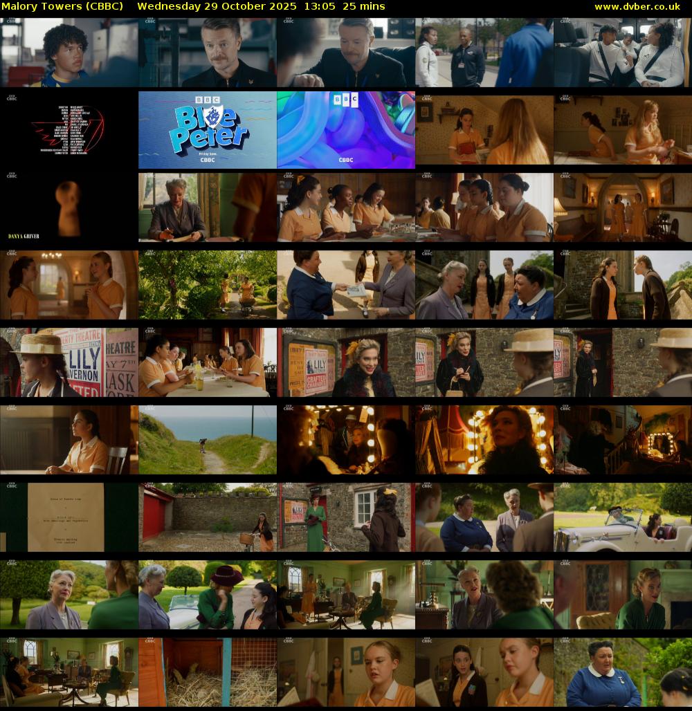 Malory Towers (CBBC) Wednesday 29 October 2025 13:05 - 13:30