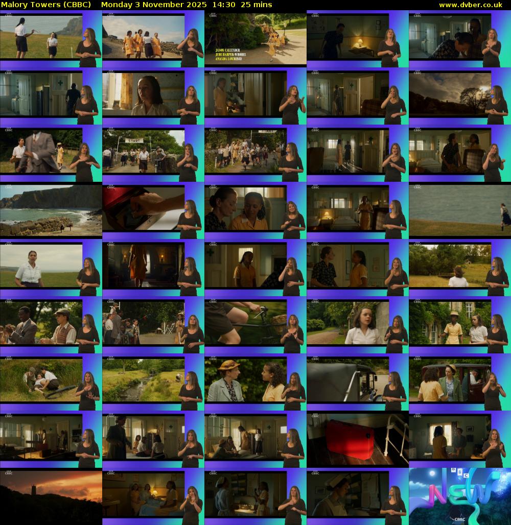 Malory Towers (CBBC) Monday 3 November 2025 14:30 - 14:55