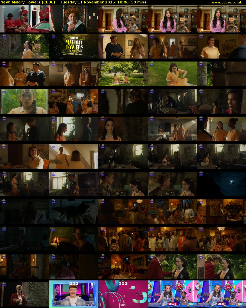 Malory Towers (CBBC) Tuesday 11 November 2025 18:00 - 18:30