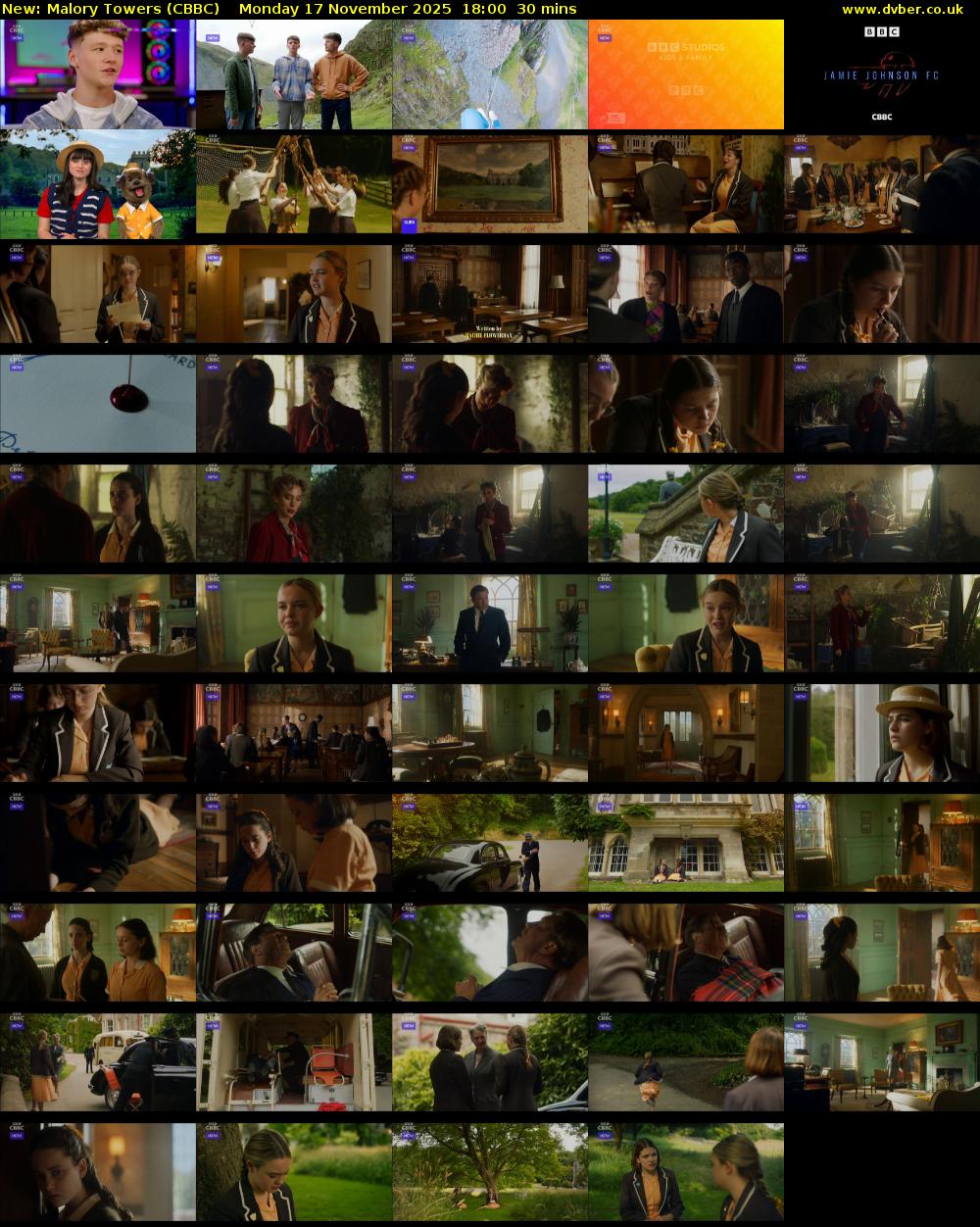 Malory Towers (CBBC) Monday 17 November 2025 18:00 - 18:30