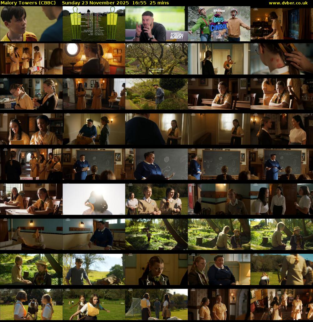 Malory Towers (CBBC) Sunday 23 November 2025 16:55 - 17:20