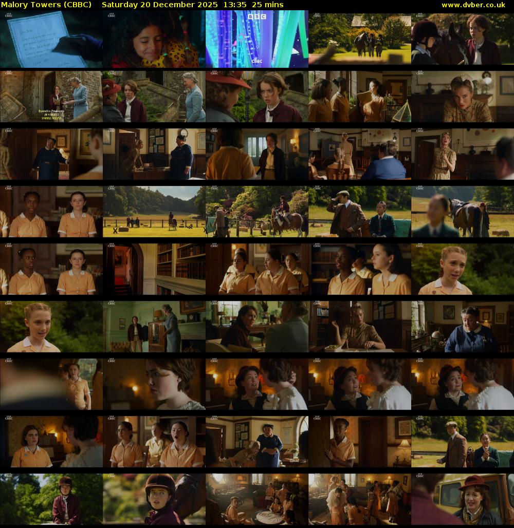 Malory Towers (CBBC) Saturday 20 December 2025 13:35 - 14:00