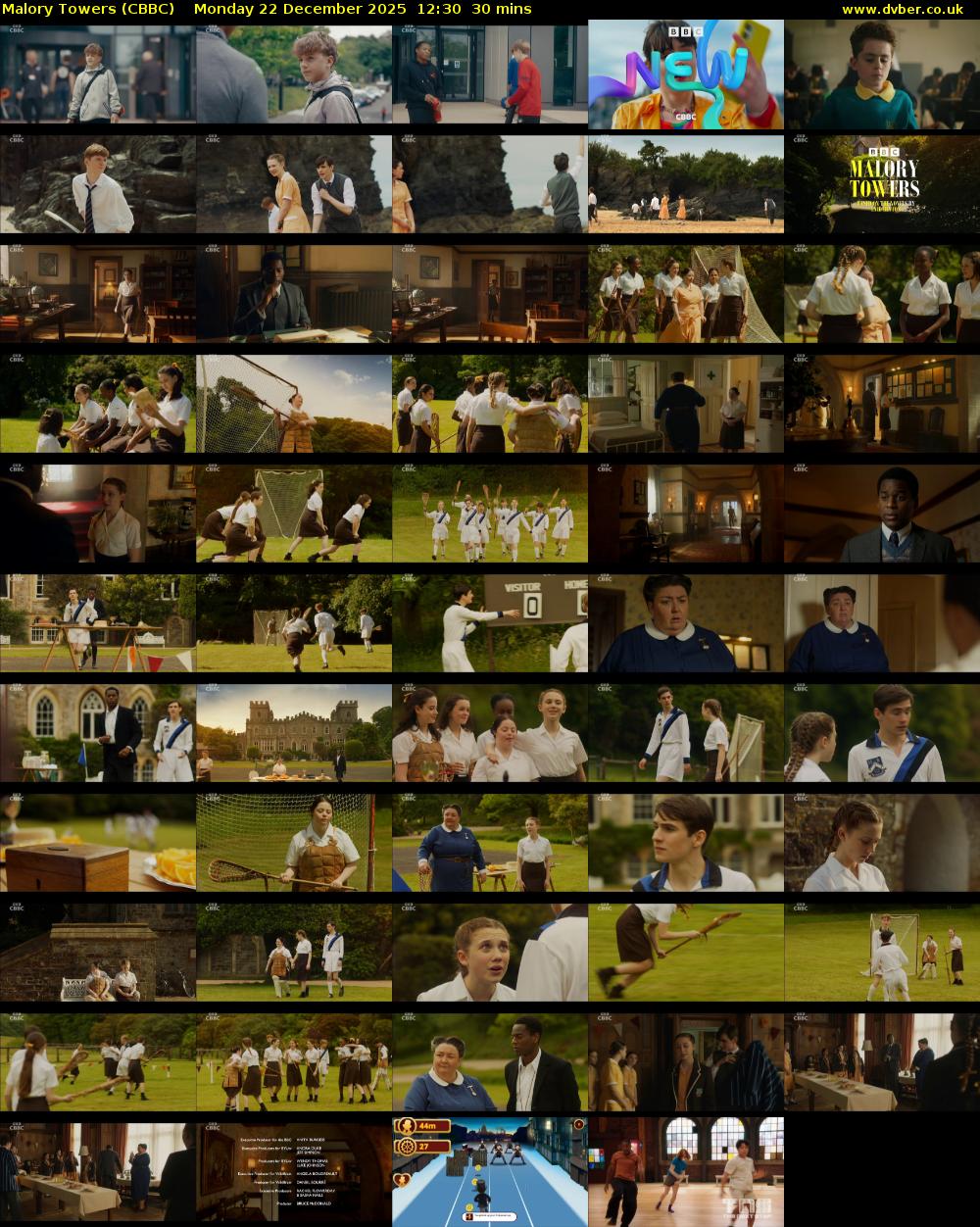 Malory Towers (CBBC) Monday 22 December 2025 12:30 - 13:00