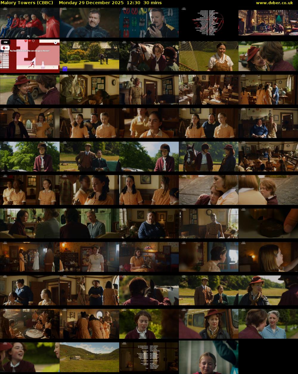 Malory Towers (CBBC) Monday 29 December 2025 12:30 - 13:00