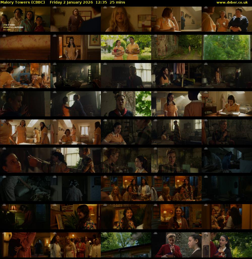 Malory Towers (CBBC) Friday 2 January 2026 12:35 - 13:00