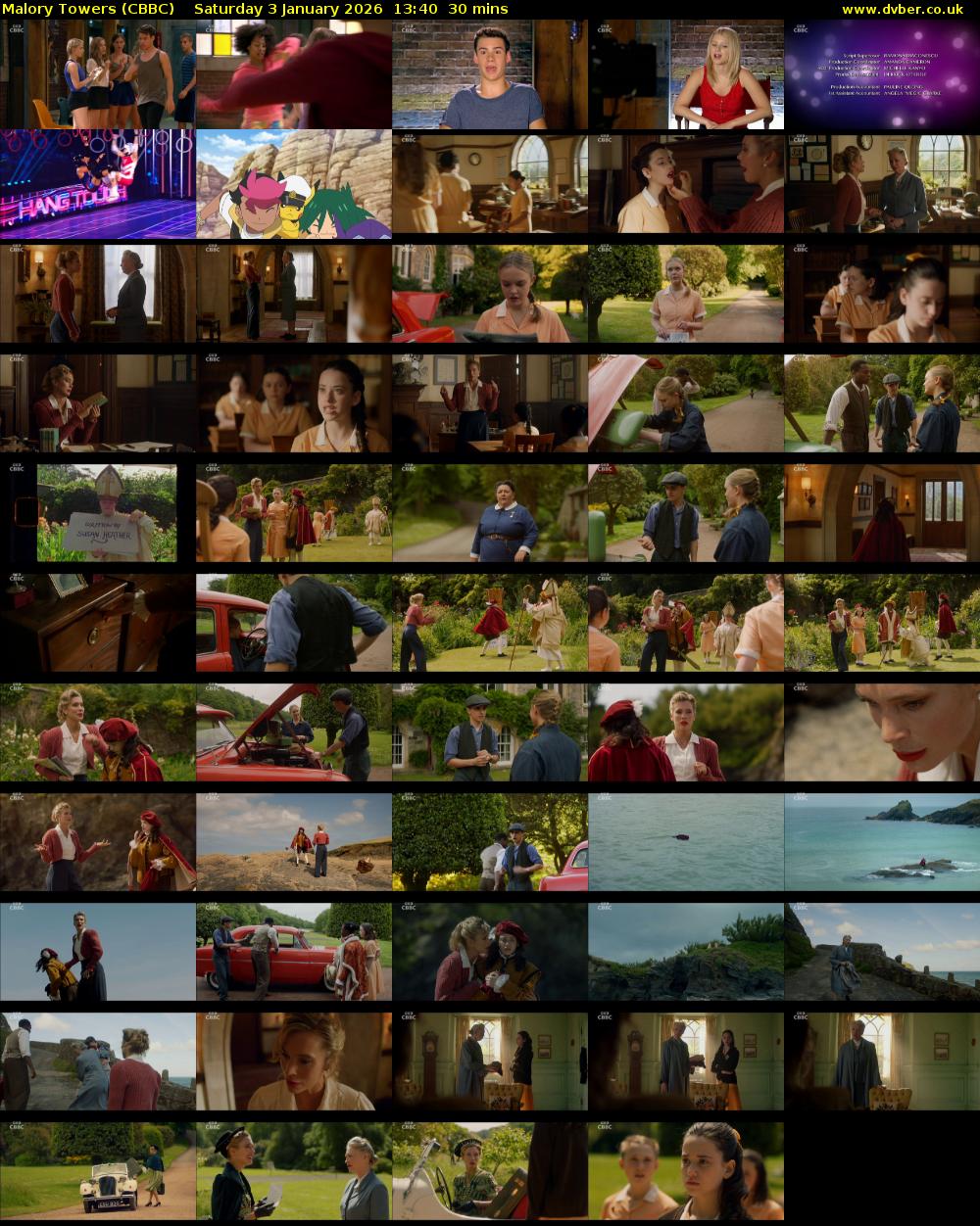 Malory Towers (CBBC) Saturday 3 January 2026 13:40 - 14:10