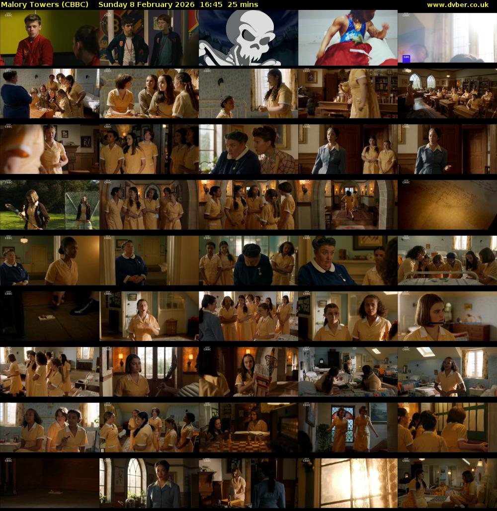 Malory Towers (CBBC) Sunday 8 February 2026 16:45 - 17:10