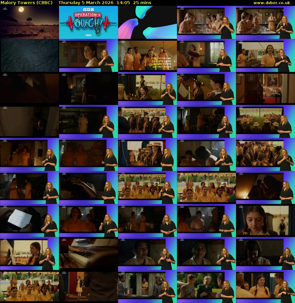Malory Towers (CBBC) Thursday 5 March 2026 14:05 - 14:30