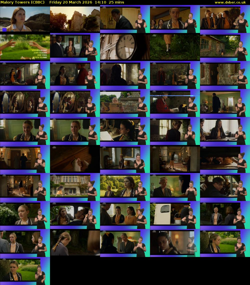 Malory Towers (CBBC) Friday 20 March 2026 14:10 - 14:35