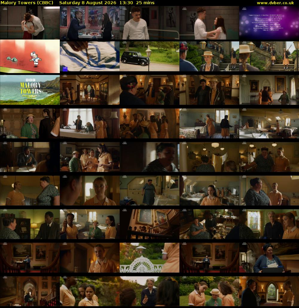 Malory Towers (CBBC) Saturday 8 August 2026 13:30 - 13:55