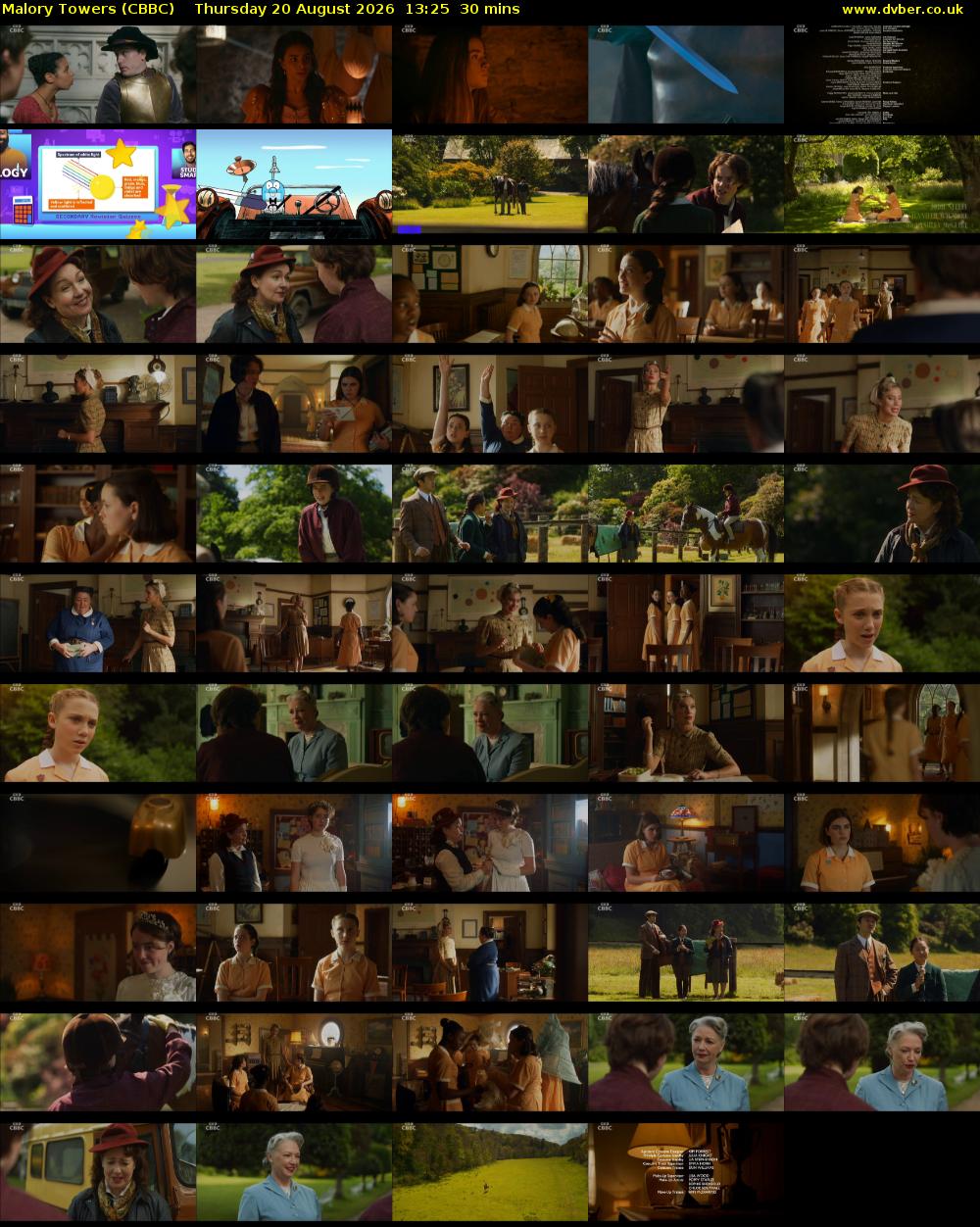 Malory Towers (CBBC) Thursday 20 August 2026 13:25 - 13:55