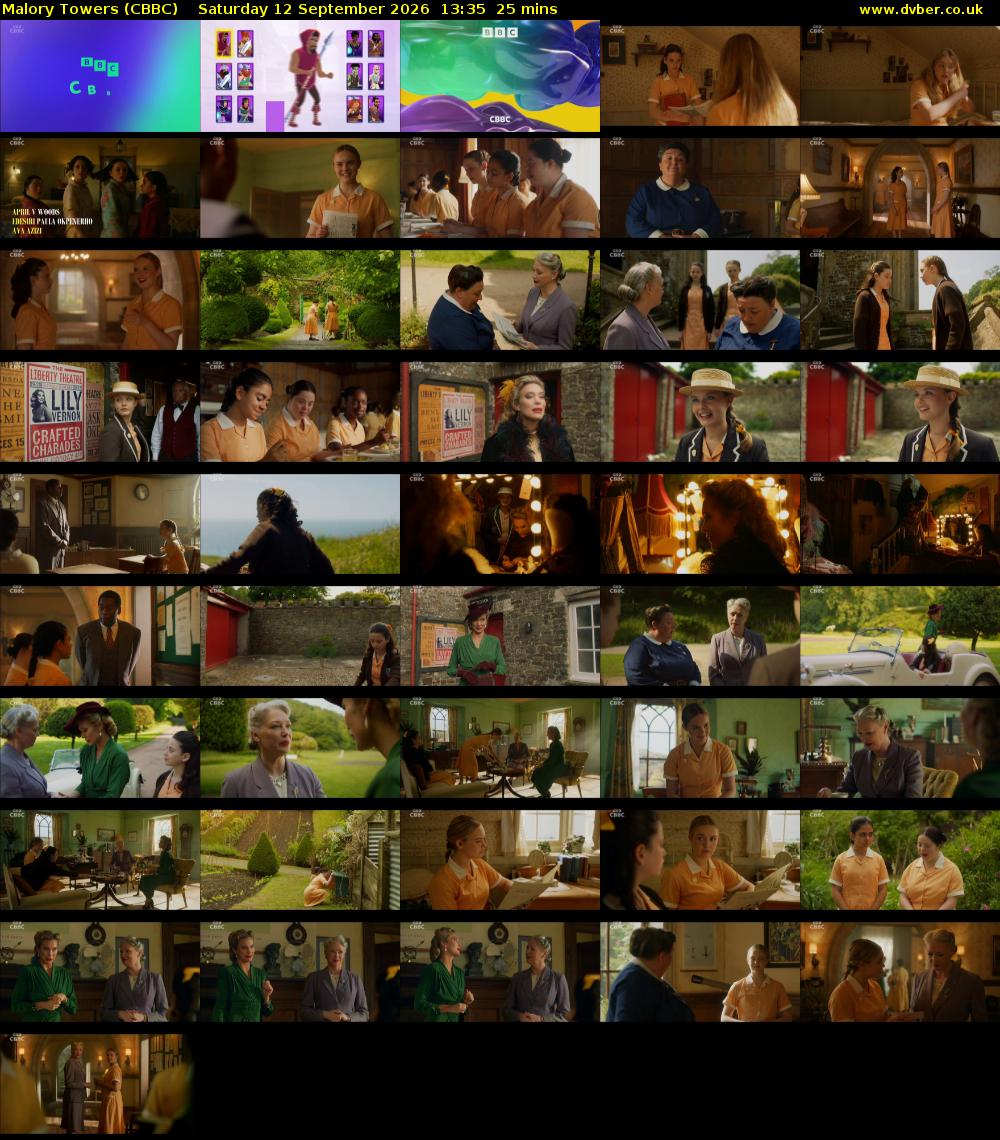 Malory Towers (CBBC) Saturday 12 September 2026 13:35 - 14:00