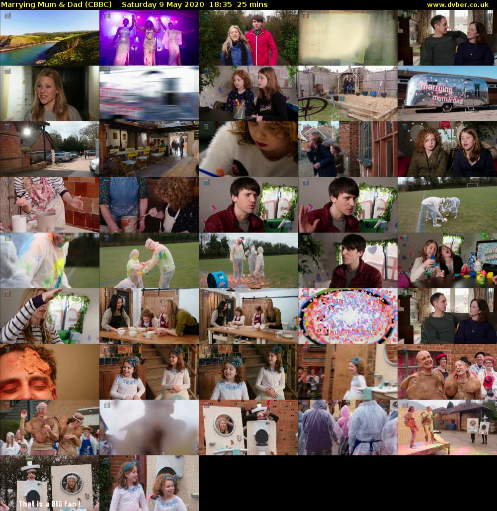 Marrying Mum & Dad (CBBC) Saturday 9 May 2020 18:35 - 19:00