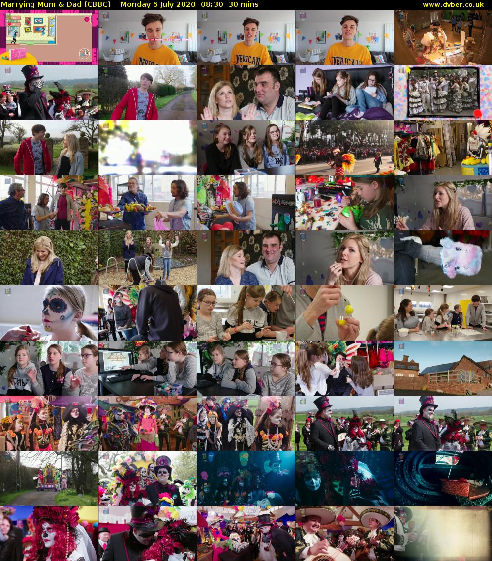 Marrying Mum & Dad (CBBC) Monday 6 July 2020 08:30 - 09:00