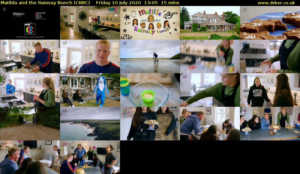 Matilda and the Ramsay Bunch (CBBC) Friday 10 July 2020 13:05 - 13:20