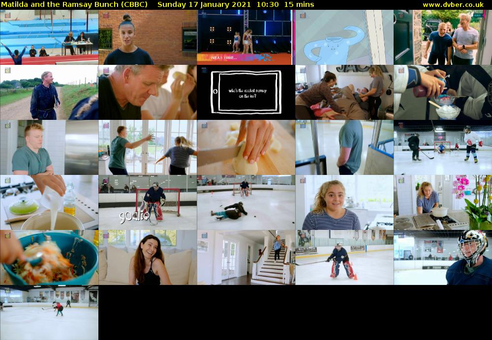 Matilda and the Ramsay Bunch (CBBC) Sunday 17 January 2021 10:30 - 10:45