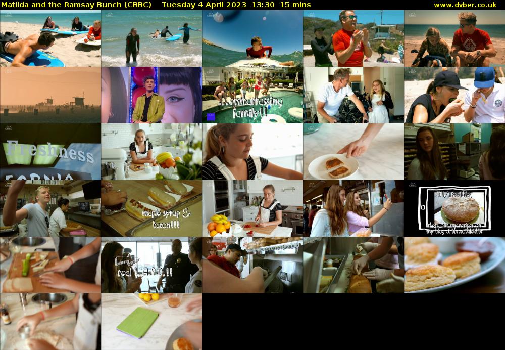 Matilda and the Ramsay Bunch (CBBC) Tuesday 4 April 2023 13:30 - 13:45