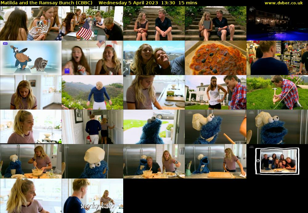 Matilda and the Ramsay Bunch (CBBC) Wednesday 5 April 2023 13:30 - 13:45