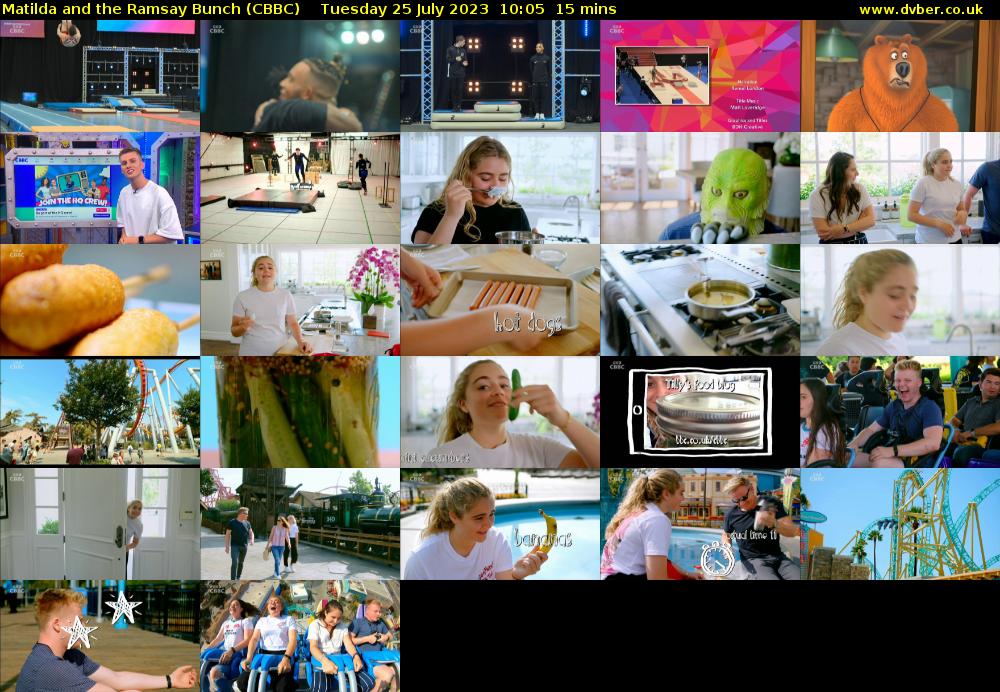 Matilda and the Ramsay Bunch (CBBC) Tuesday 25 July 2023 10:05 - 10:20