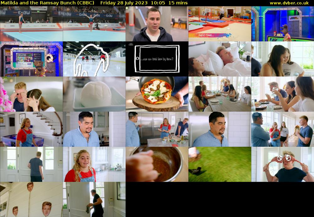 Matilda and the Ramsay Bunch (CBBC) Friday 28 July 2023 10:05 - 10:20