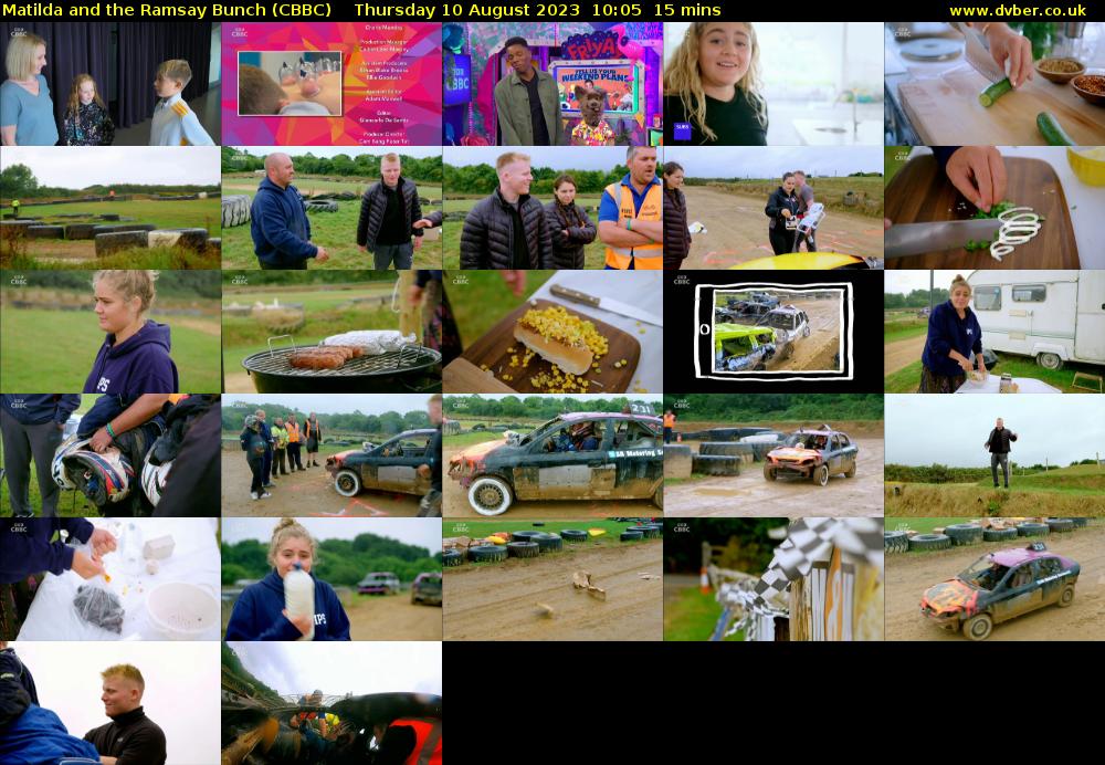 Matilda and the Ramsay Bunch (CBBC) Thursday 10 August 2023 10:05 - 10:20