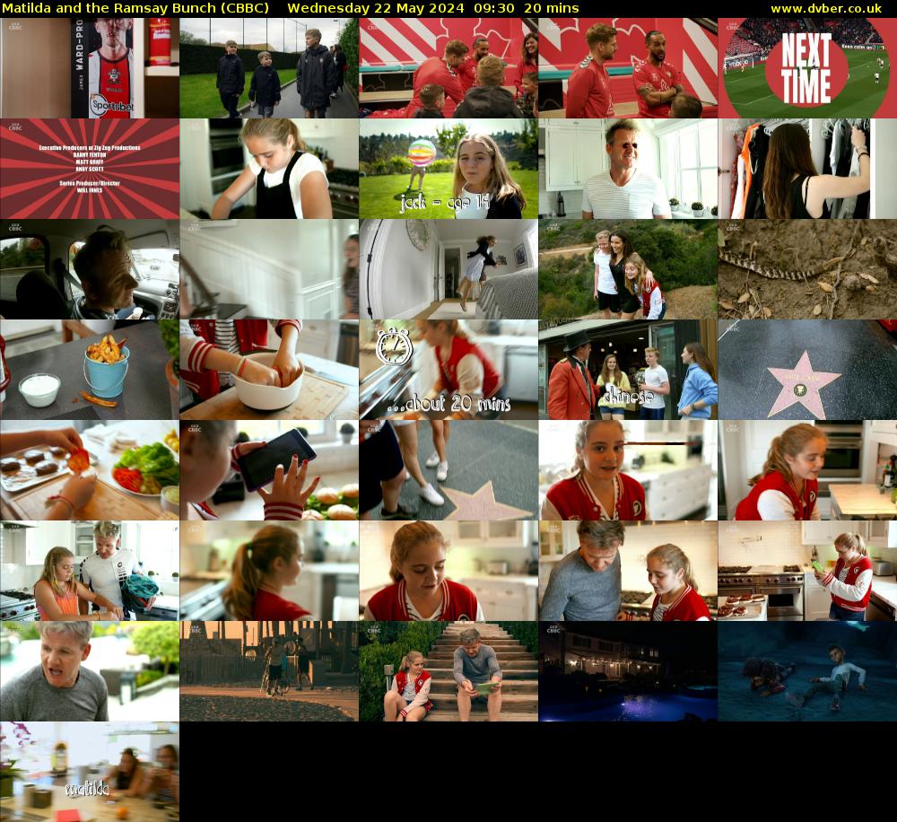 Matilda and the Ramsay Bunch (CBBC) Wednesday 22 May 2024 09:30 - 09:50