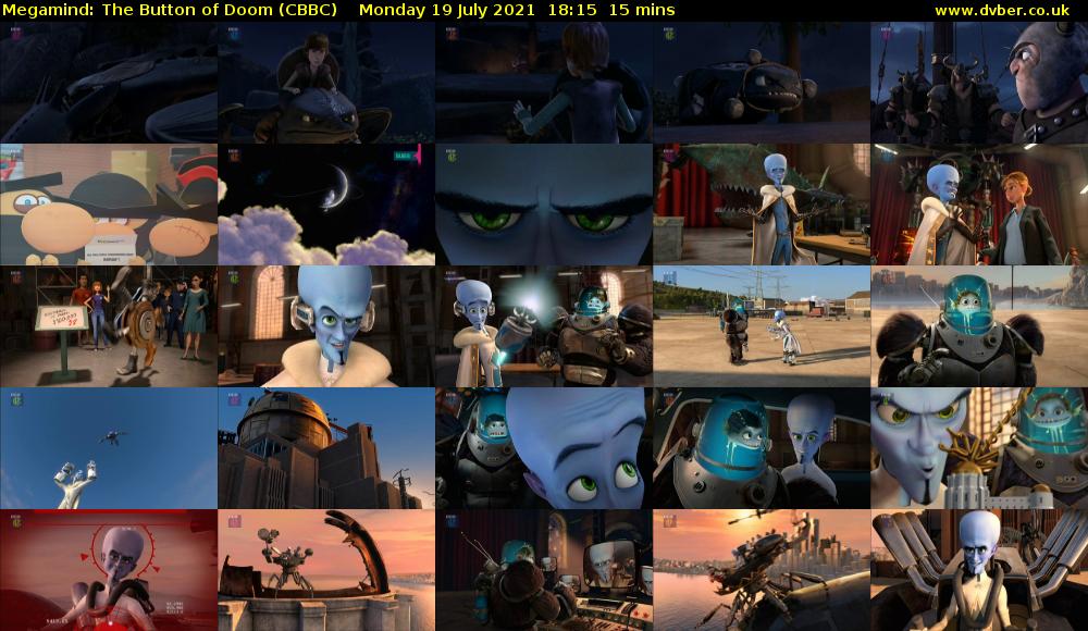 Megamind: The Button of Doom (CBBC) Monday 19 July 2021 18:15 - 18:30