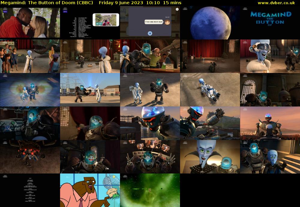 Megamind: The Button of Doom (CBBC) Friday 9 June 2023 10:10 - 10:25