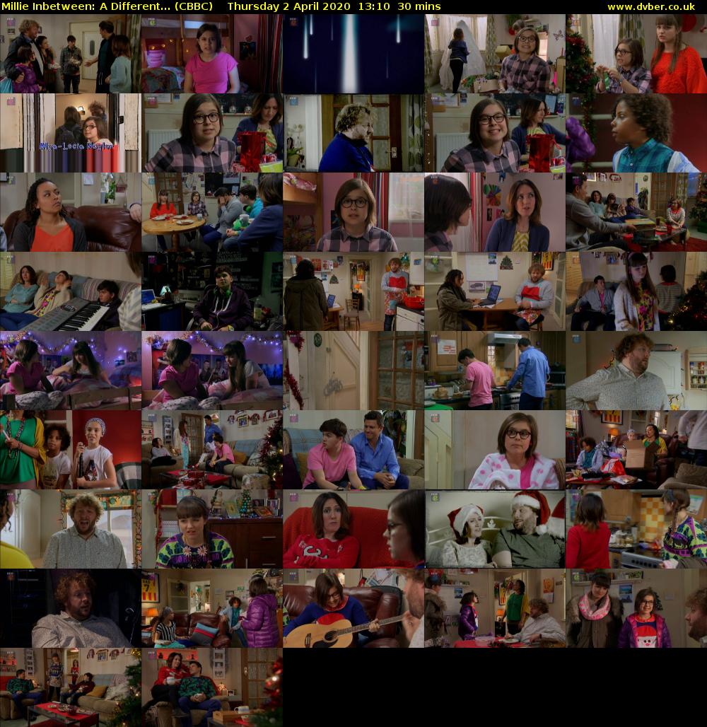 Millie Inbetween: A Different... (CBBC) Thursday 2 April 2020 13:10 - 13:40