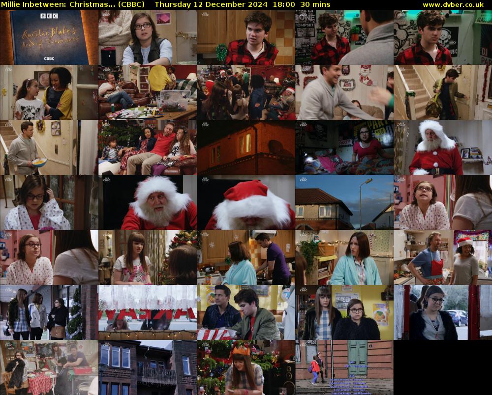Millie Inbetween: Christmas... (CBBC) Thursday 12 December 2024 18:00 - 18:30