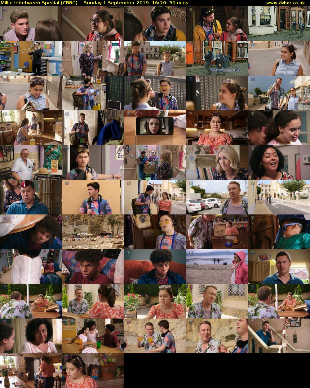 Millie Inbetween Special (CBBC) Sunday 1 September 2019 16:20 - 16:50