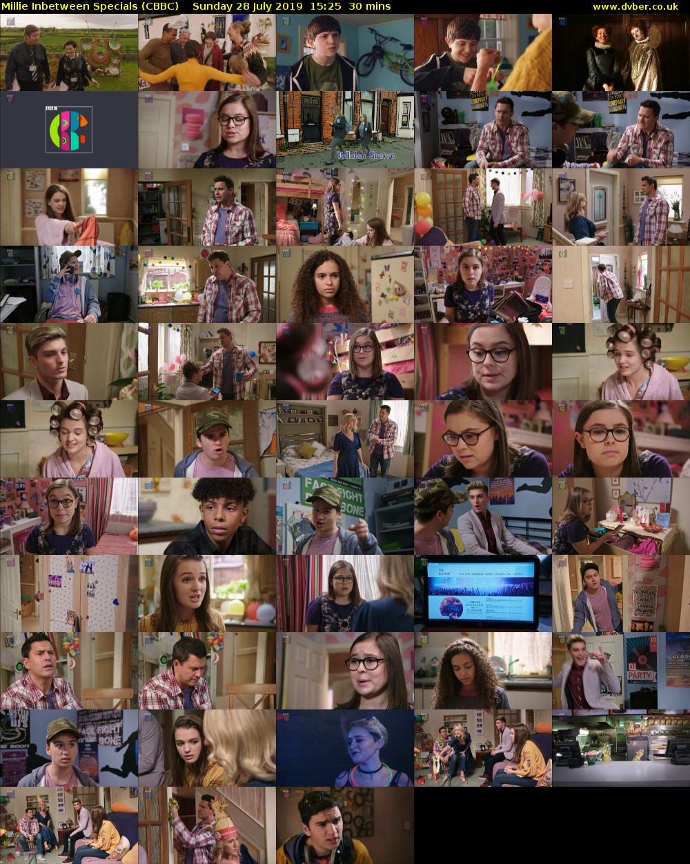 Millie Inbetween Specials (CBBC) Sunday 28 July 2019 15:25 - 15:55