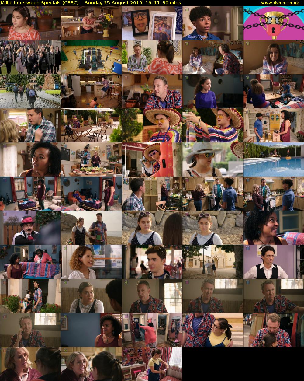 Millie Inbetween Specials (CBBC) Sunday 25 August 2019 16:45 - 17:15