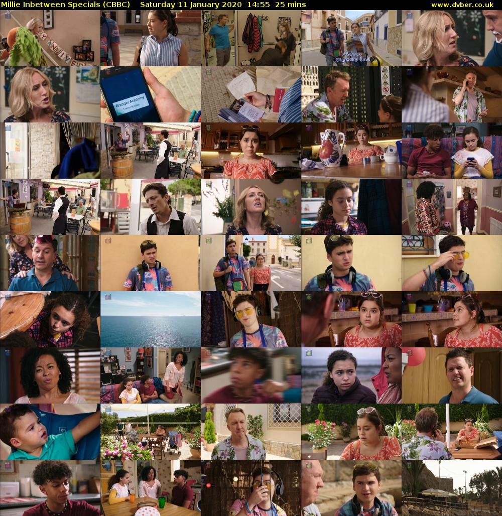 Millie Inbetween Specials (CBBC) Saturday 11 January 2020 14:55 - 15:20