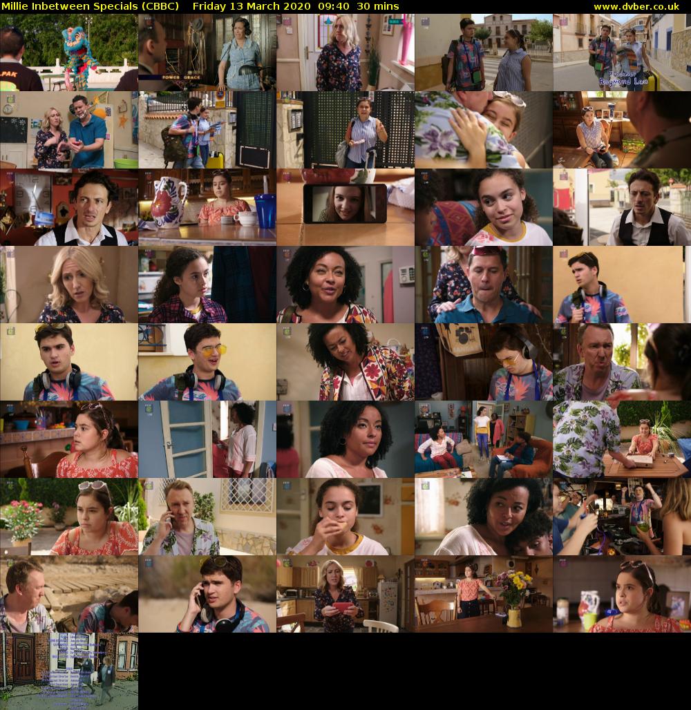 Millie Inbetween Specials (CBBC) Friday 13 March 2020 09:40 - 10:10