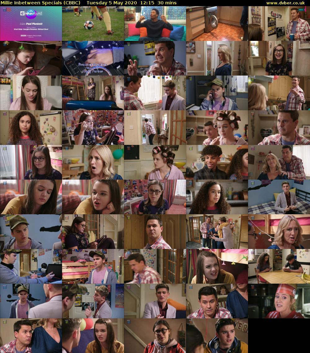 Millie Inbetween Specials (CBBC) Tuesday 5 May 2020 12:15 - 12:45