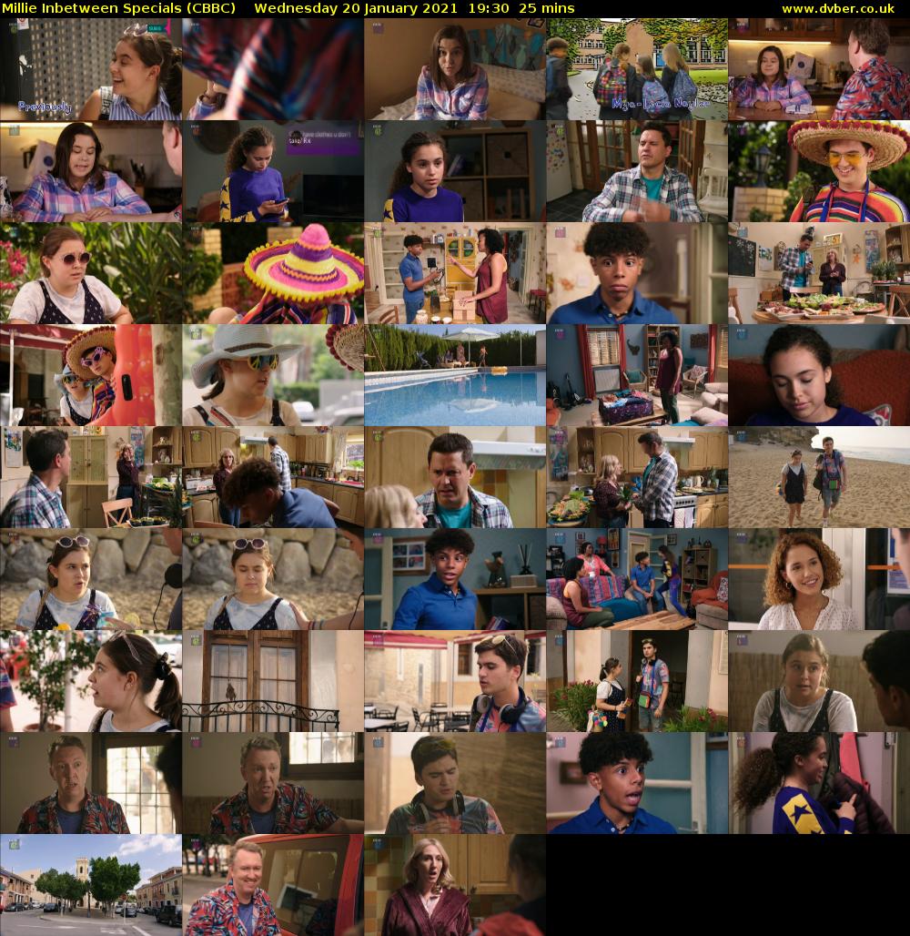 Millie Inbetween Specials (CBBC) Wednesday 20 January 2021 19:30 - 19:55