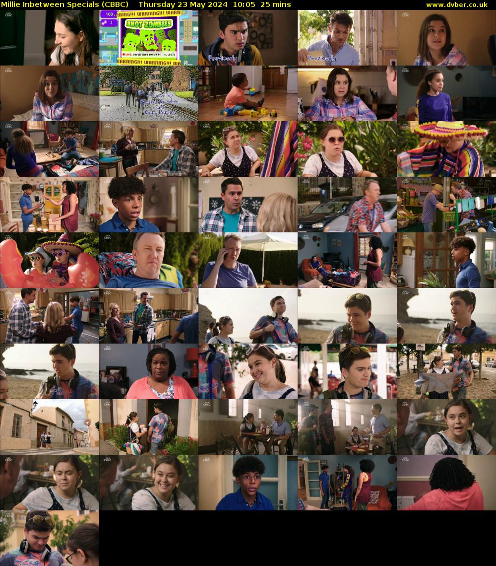 Millie Inbetween Specials (CBBC) Thursday 23 May 2024 10:05 - 10:30